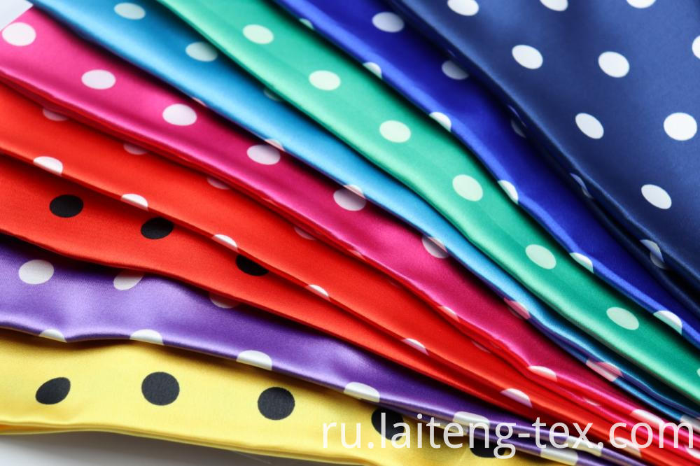 Эластичная атласная ткань с принтом из полиэстера и спандекса Polyester Spandex Stretch Satin Printed Fabric